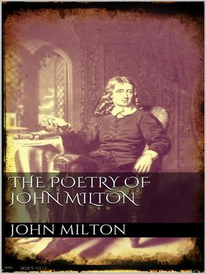 cover image of The poetry of John Milton